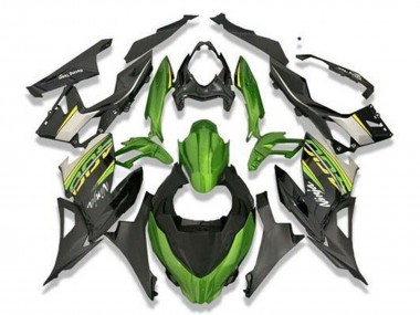 Carenados Moto Kawasaki Ninja 400 2018-2024 - Verde Negro Gris Asequibles