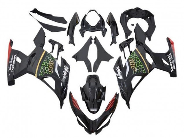 Carenados Moto Kawasaki Ninja 400 2018-2024 - Negro Verde Rojo Amarillo Honeycomb Asequibles