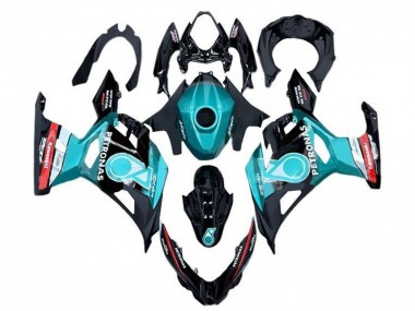 Carenados Moto Kawasaki Ninja 400 2018-2024 - Azul Claro Rojo Negro Petronas Asequibles