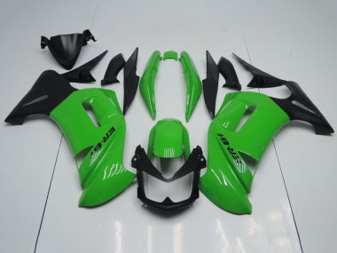 Carenados Moto Kawasaki Ninja 650 EX650 2006-2008 - Verde Negro Asequibles
