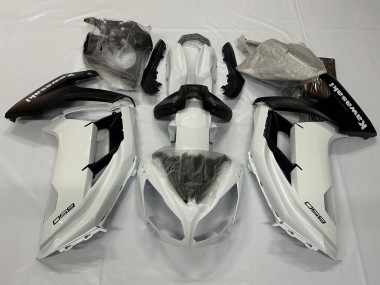 Carenados Moto Kawasaki Ninja 650 EX650 2012-2016 - Blanco Perla Negro Mate Asequibles