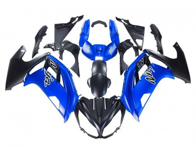 Carenados Moto Kawasaki Ninja 650 EX650 2012-2016 - Azul Negro Mate Asequibles