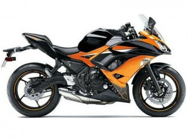 Carenados Moto Kawasaki Ninja 650 EX650 2017-2019 - Naranja Negro Asequibles