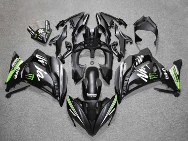 Carenados Moto Kawasaki Ninja 650 EX650 2017-2019 - Negro Mate Verde Blanco Monstruo Asequibles