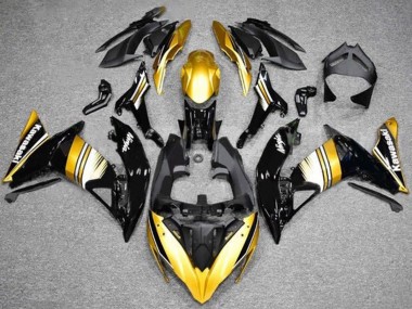 Carenados Moto Kawasaki Ninja 650 EX650 2017-2019 - Oro Negro Blanco Asequibles