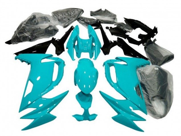 Carenados Moto Kawasaki Ninja 650 EX650 2020-2025 - Azul Claro Negro Asequibles