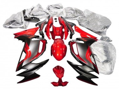 Carenados Moto Kawasaki Ninja 650 EX650 2020-2025 - Rojo Negro Mate Asequibles