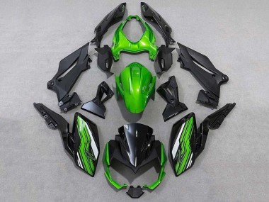 Carenados Moto Kawasaki Z400 2018-2024 - Verde Blanco Negro Asequibles