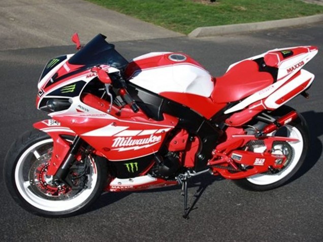 Carenados Moto Yamaha YZF R1 2012-2014 - Blanco Rojo Negro Verde Milwaukee Maxxis Monstruo Asequibles