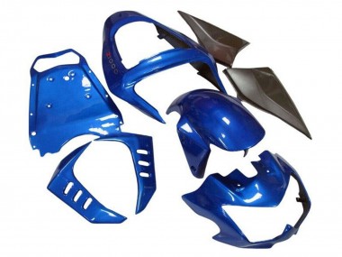 Carenados Moto Kawasaki Z1000 2003-2006 - Azul Negro Mate Asequibles