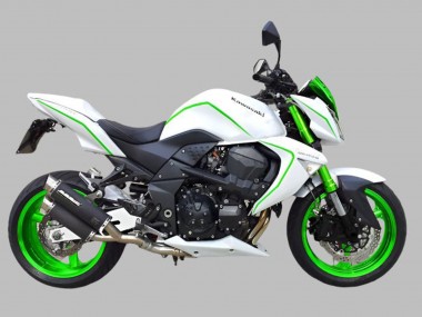 Carenados Moto Kawasaki Z1000 2007-2009 - Blanco Verde Asequibles