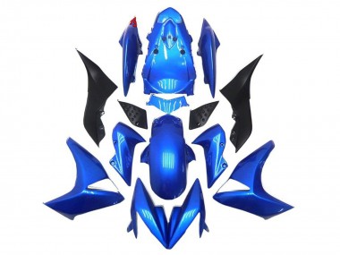 Carenados Moto Kawasaki Z1000 2007-2009 - Azul Negro Asequibles