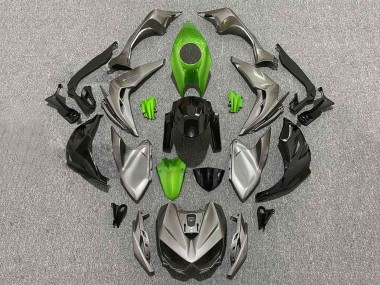 Carenados Moto Kawasaki Z1000 2014-2019 - Gris Verde Negro Asequibles