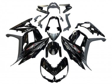 Carenados Moto Kawasaki Z1000SX 2010-2016 - Negro Brillante Asequibles