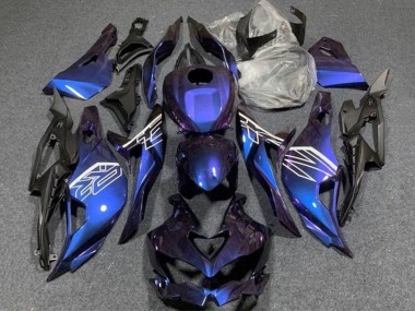 Carenados Moto Kawasaki ZX25R ZX-25R 2019-2025 - Púrpura Azul Gradiente Asequibles