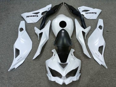Carenados Moto Kawasaki ZX25R ZX-25R 2019-2025 - Blanco Negro Mate Asequibles
