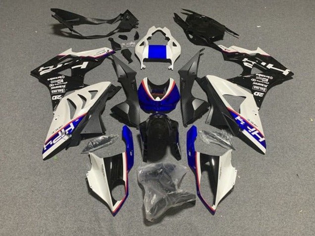 Kits Carenado Moto BMW S1000RR 2009-2014 - Blanco Rojo Azul Negro Brillante HP Asequibles