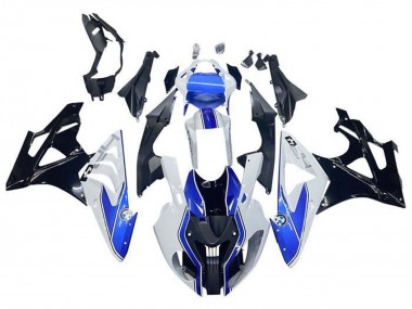 Carenados Moto BMW S1000RR 2009-2014 - Blanco Azul Negro Brillante HP Asequibles