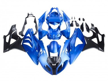 Carenado Moto BMW S1000RR 2009-2014 - Azul Negro Brillante Asequibles
