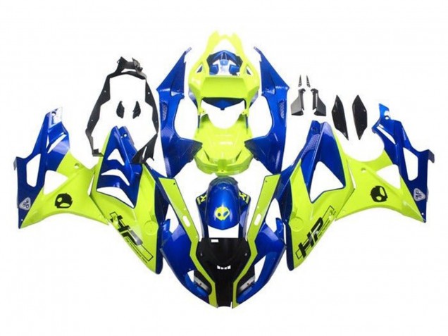 Carenados Moto BMW S1000RR 2009-2014 - Azul Amarillo HP Asequibles