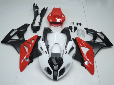 Carenados Moto BMW S1000RR 2009-2014 - Blanco Rojo Negro Mate Asequibles