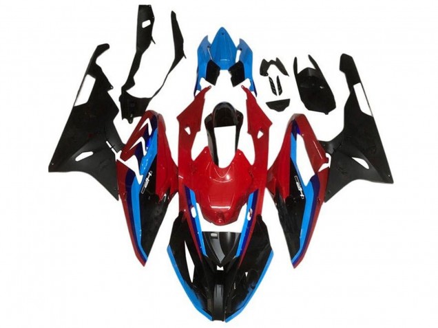 Carenados Moto BMW S1000RR 2015-2016 - Rojo Azul Negro Raya Asequibles