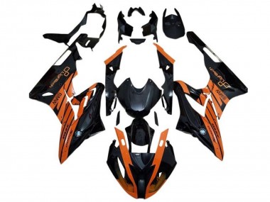 Carenado Moto BMW S1000RR 2015-2016 - Naranja Negro Brillante Asequibles