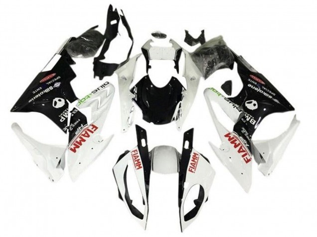 Carenados Moto BMW S1000RR 2015-2016 - Blanco Perla Negro Fiamm Asequibles