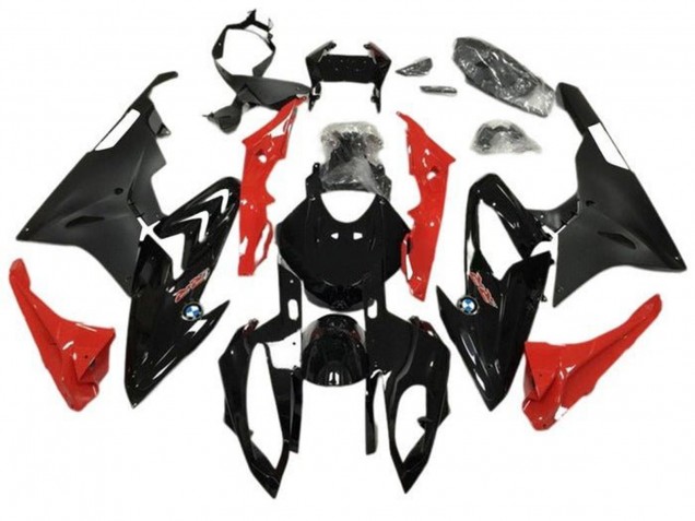 Carenados Moto BMW S1000RR 2015-2016 - Negro Brillante Negro Mate Rojo Asequibles