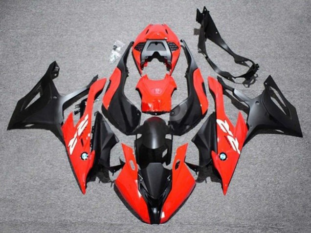 Carenado Moto BMW S1000RR 2019-2022 - Rojo Blanco Negro Mate Asequibles