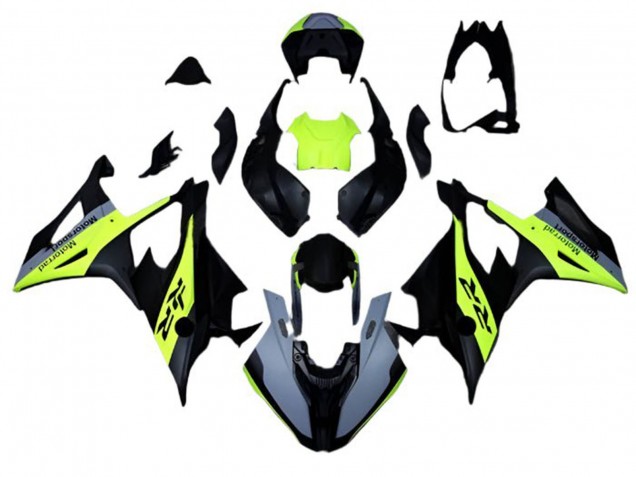 Carenados Moto BMW S1000RR 2019-2022 - Negro Mate Gris Neon Amarillo Asequibles