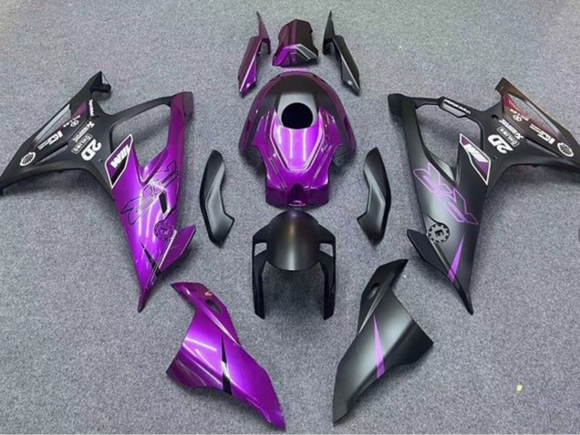 Carenados Moto BMW S1000RR 2019-2022 - Negro Mate Púrpura Asequibles