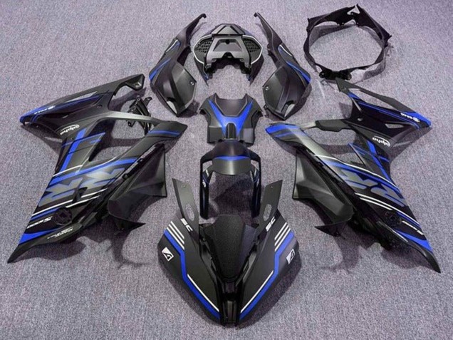 Carenados Moto BMW S1000RR 2019-2022 - Negro Mate Azul Blanco Raya Asequibles