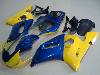 Carenados Moto Yamaha YZF R6 1998-2002 - Amarillo Azul Asequibles