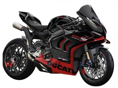 Carenados Moto Ducati Panigale V4 V4S 2022-2024 - Negro Rojo Asequibles