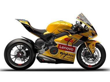 Carenados Moto Ducati Panigale V4 V4S 2022-2024 - Amarillo Rojo Lenovo Asequibles