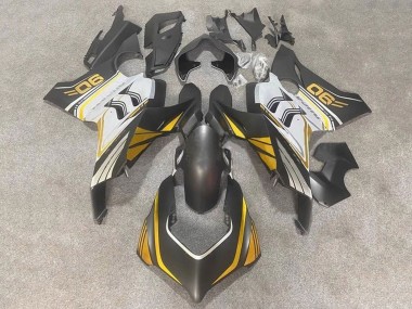 Carenados Moto Ducati Panigale V4 V4S 2020-2021 - Blanco Oro Negro Mate Asequibles
