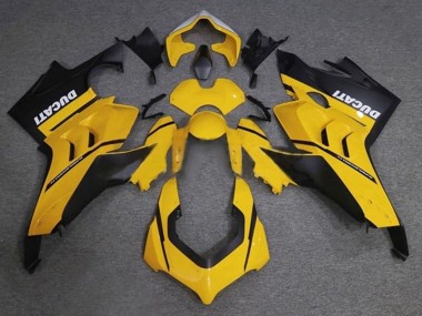 Carenados Moto Ducati Panigale V4 V4S 2020-2021 - Amarillo Blanco Negro Mate Asequibles
