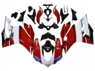Carenados Moto Ducati 959/1299 2015-2020 - Blanco Rojo Azul Negro Brillante Unibat Flex-Box Asequibles