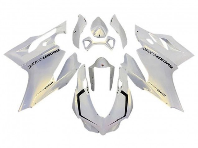 Carenados Moto Ducati Panigale 1199 2011-2014 - Blanco Perla Corse Asequibles