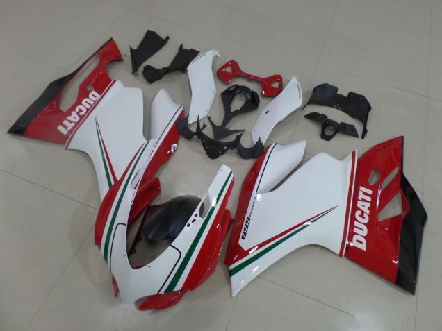 Carenados Moto Ducati Panigale 899 2011-2014 - Blanco Rojo Verde Negro Brillante Asequibles