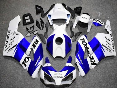 Carenados Moto Honda CBR1000RR 2004-2005 - Blanco Azul Negro Repsol Asequibles