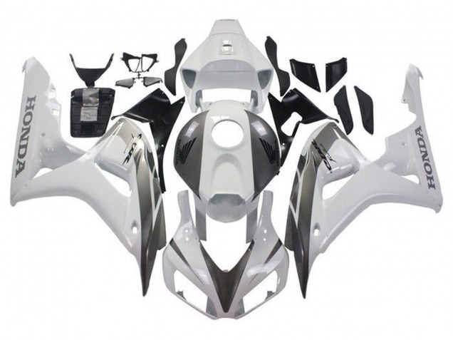 Carenados Moto Honda CBR1000RR 2006-2007 - Blanco Gris Asequibles