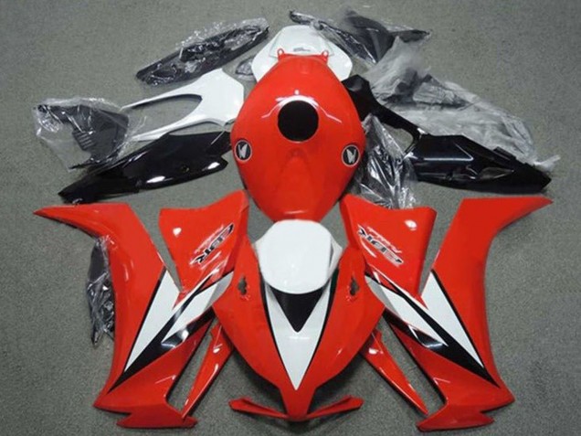 Carenados Moto Honda CBR1000RR 2012-2016 - Blanco Rojo Negro Brillante Raya Asequibles