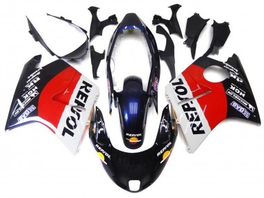 Carenados Moto Honda CBR1100XX Blackbird 1996-2007 - Rojo Blanco Azul Negro Brillante Repsol Asequibles