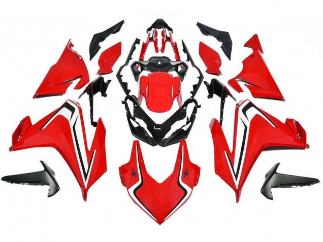 Kits Carenado Moto Honda CBR500R 2019-2021 - Rojo Blanco Negro Asequibles
