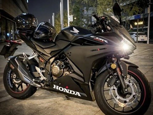 Carenados Moto Honda CBR500R 2022-2023 - Negro Mate Blanco Rojo Asequibles