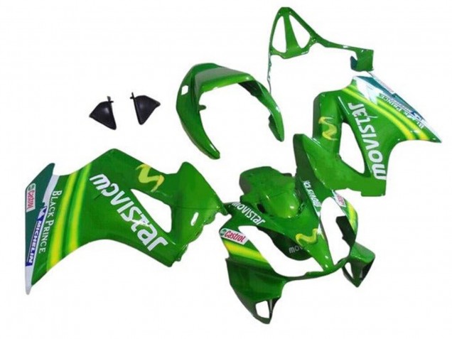 Carenados Moto Honda VFR 800 2002-2013 - Verde MoviStar Castrol Asequibles