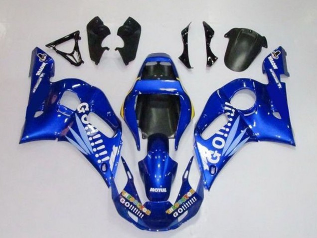 Carenados Moto Yamaha YZF R6 1998-2002 - Azul Blanco Go Motul Asequibles