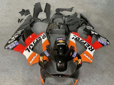 Carenados Moto Honda CBR900RR 929 2000-2001 - Naranja Blanco Rojo Negro Brillante Repsol Asequibles